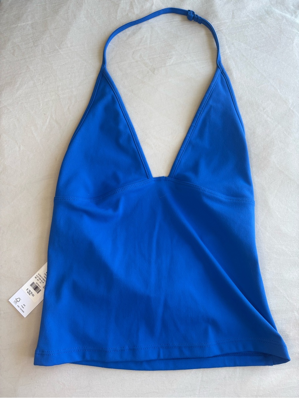 Garage Royal Blue Halter Bandeau Cami Top